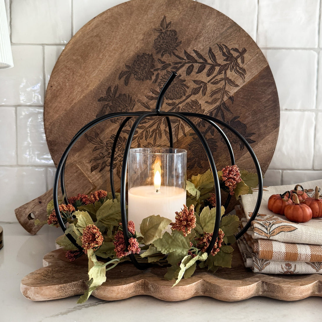 Large Pumpkin Arrangement
