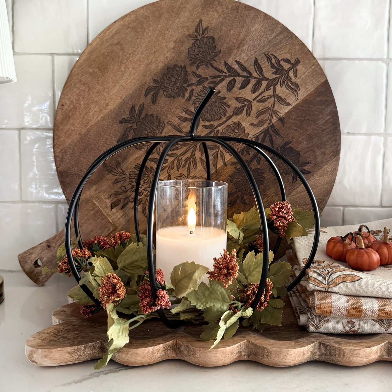 Large Pumpkin Arrangement