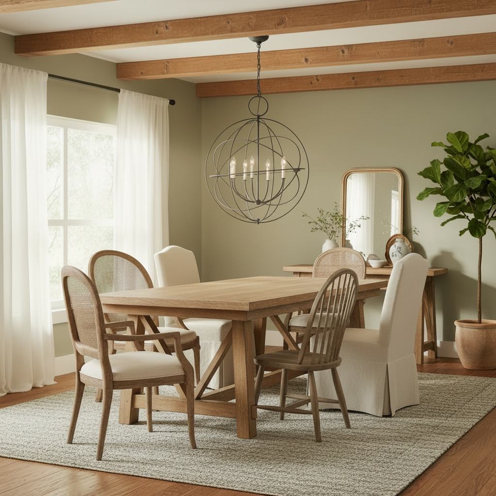 Bay Round 6-Light Chandelie - Interior Delights
