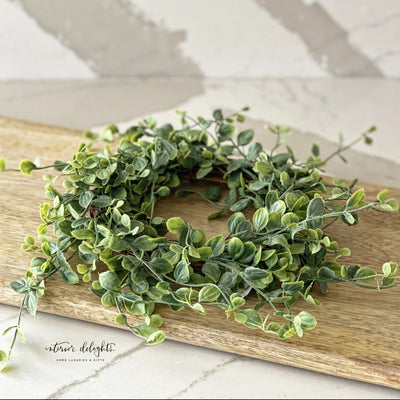 Green Vine Candle Ring