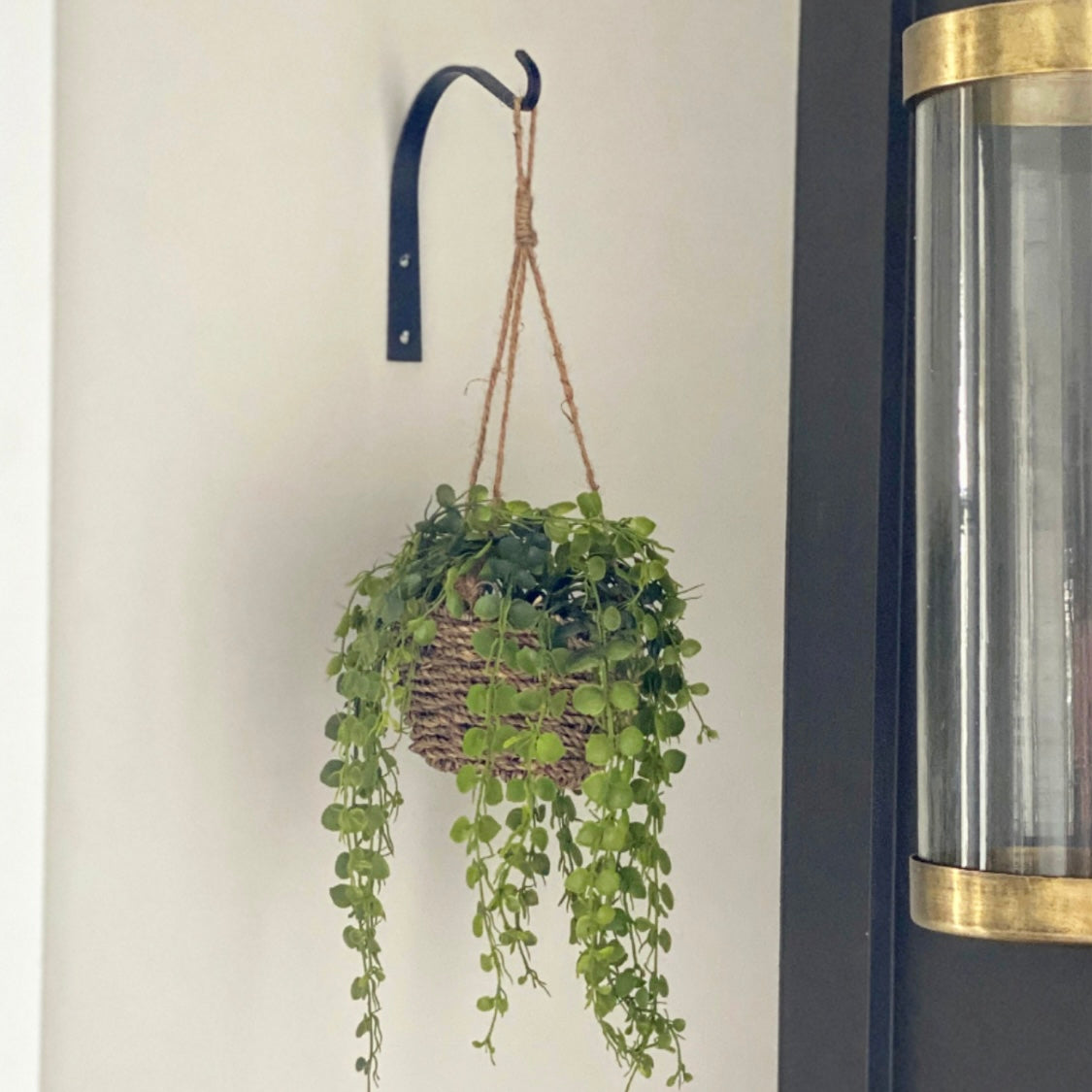 Hanging Basket with Greenery- 50% OFF SALE