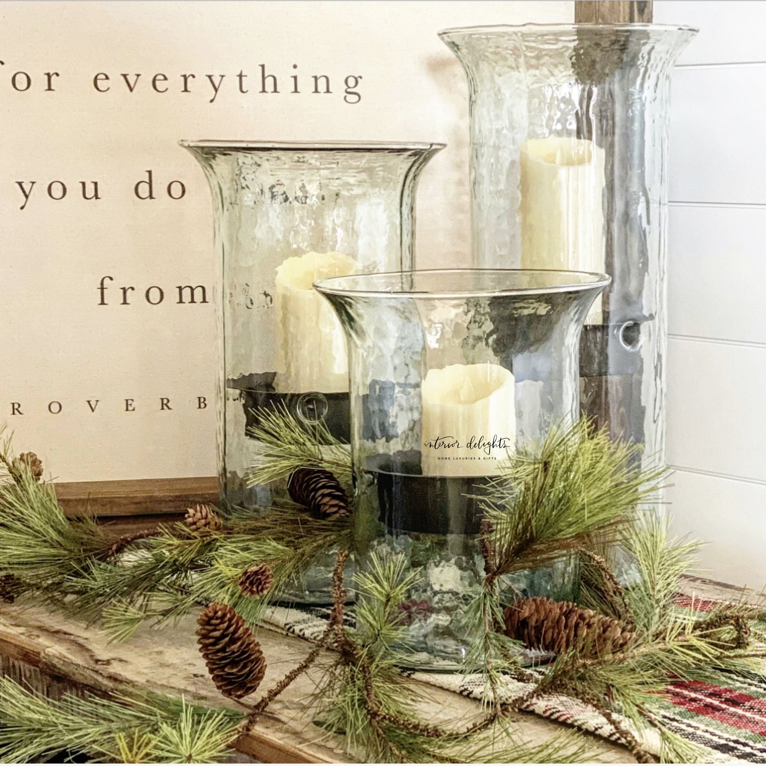 (Giant) Hurricane Candle Holders - Interior Delights