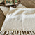 ON SALE: Off White Fringe Table Runner