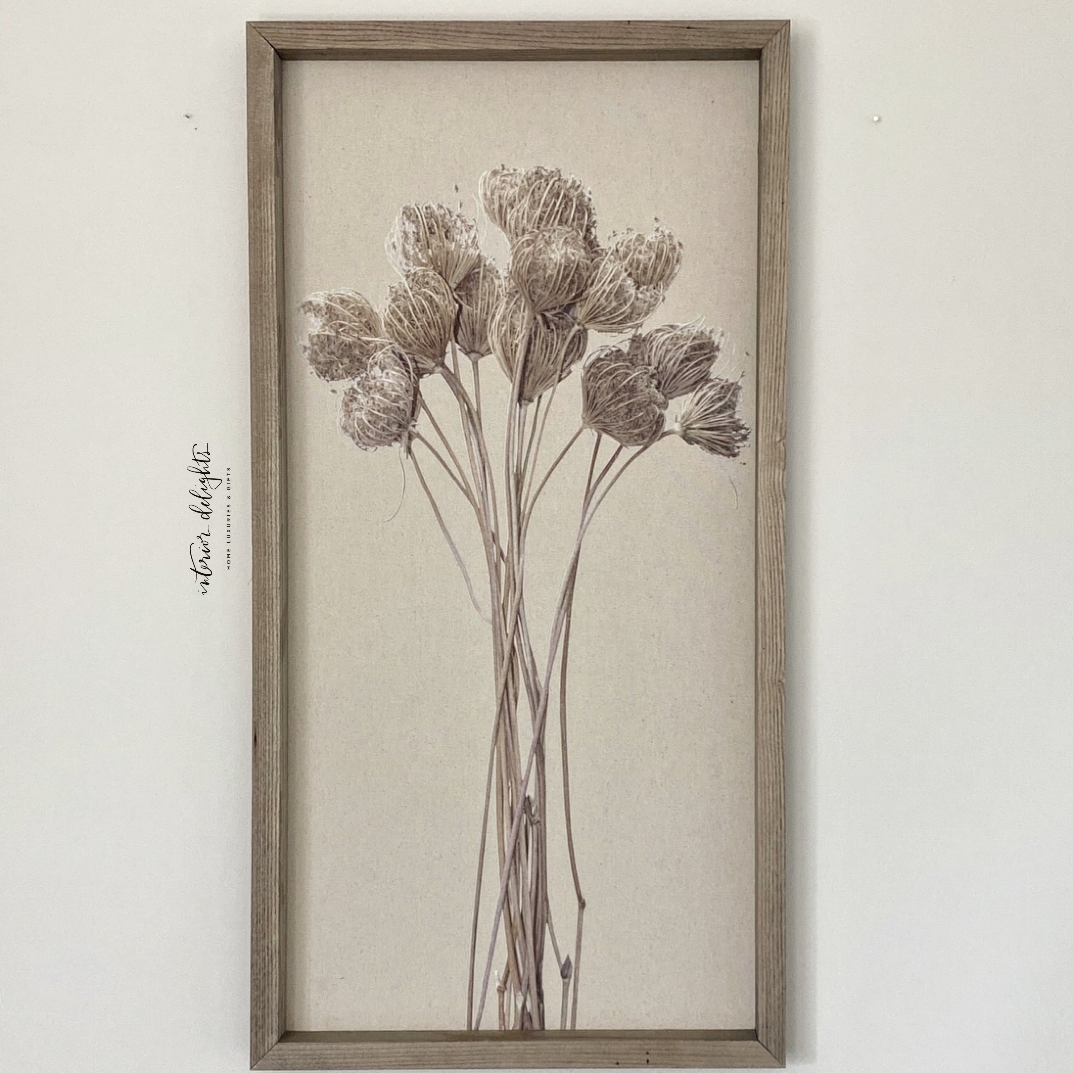 Botanical on Canvas with Wood Frame (6 Styles to Choose From)