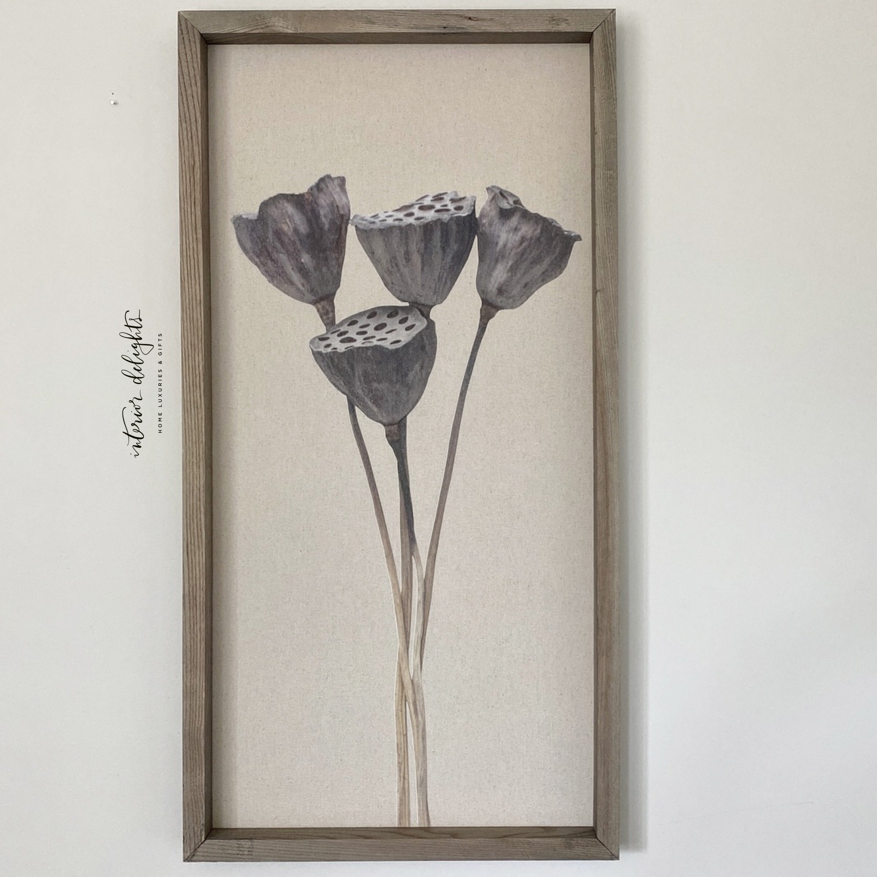 Botanical on Canvas with Wood Frame (6 Styles to Choose From)