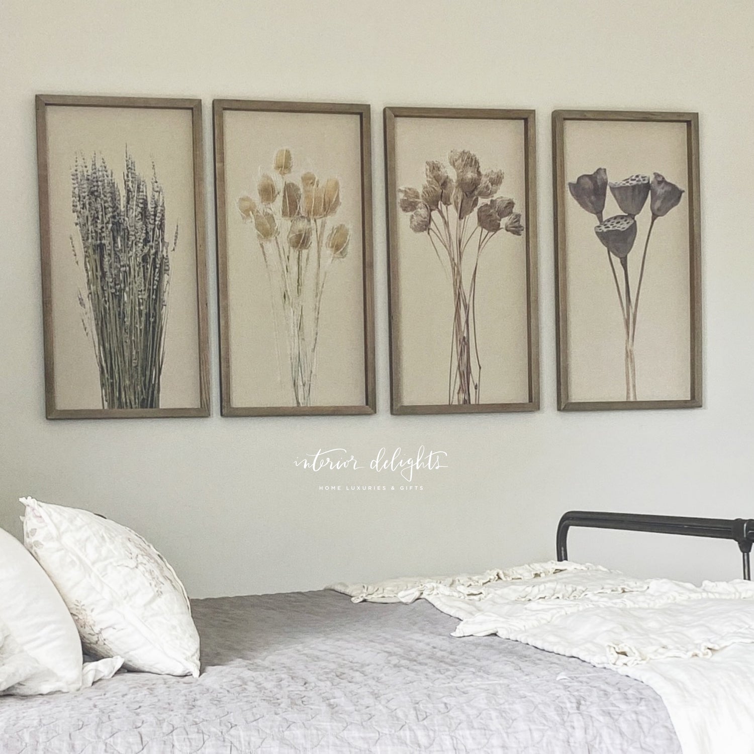 Botanical on Canvas with Wood Frame (6 Styles to Choose From)