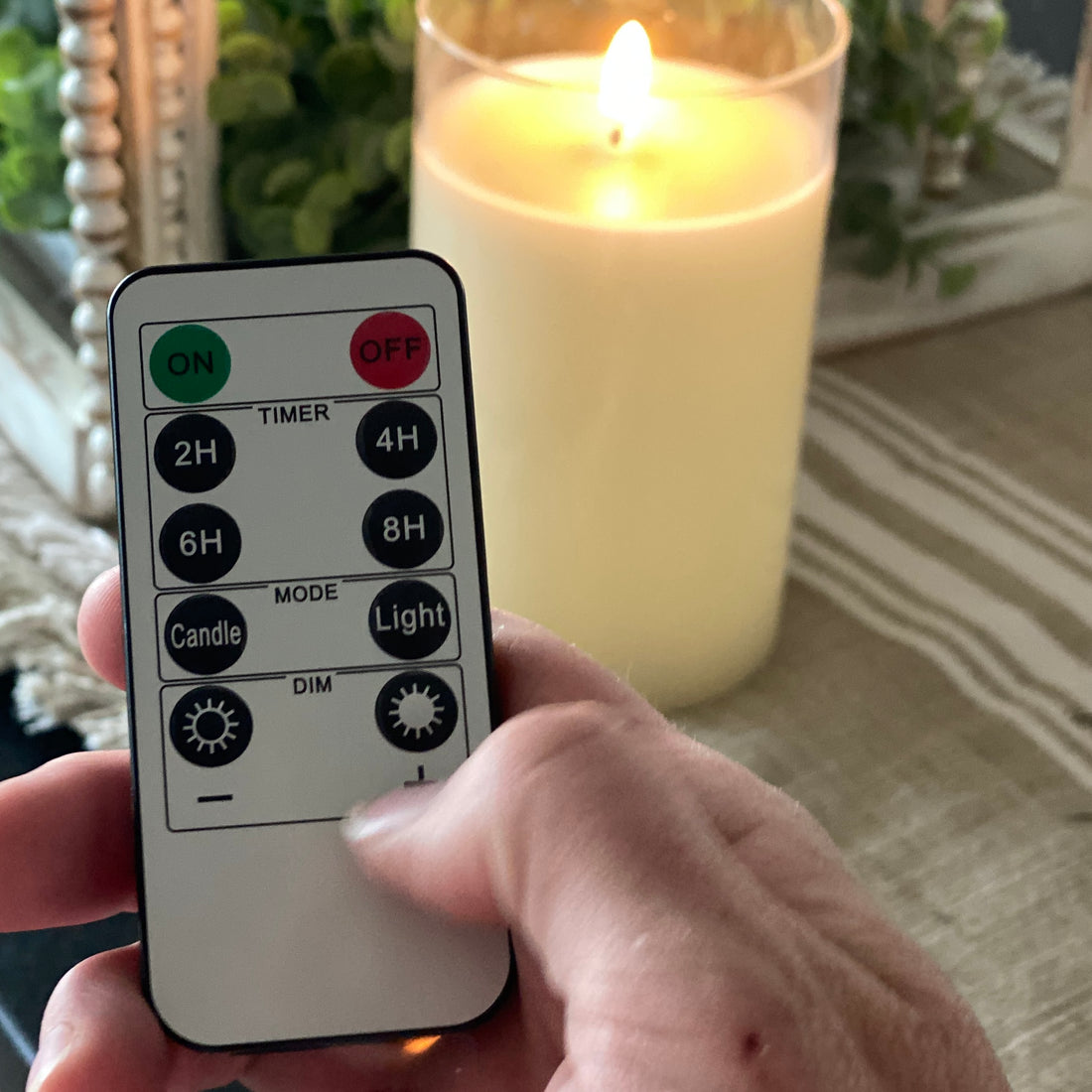 10 BUTTON REMOTE CONTROL for flameless candles – Interior Delights