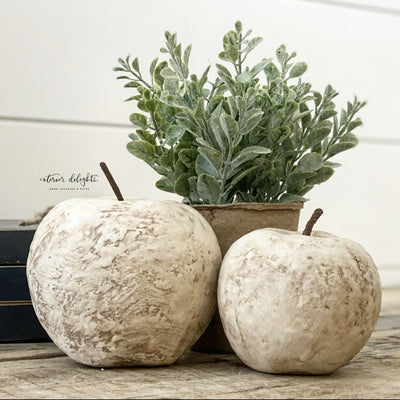 Paper Mache Apple, 2 sizes