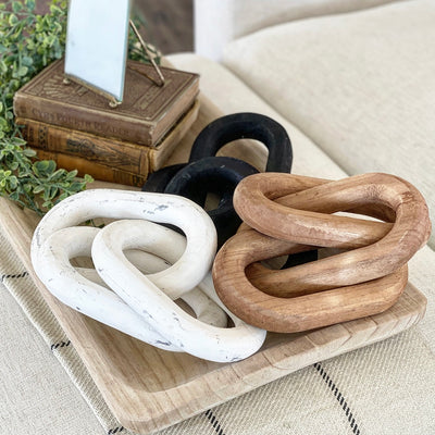 Wood Link Decor:  Three Colors to Choose From