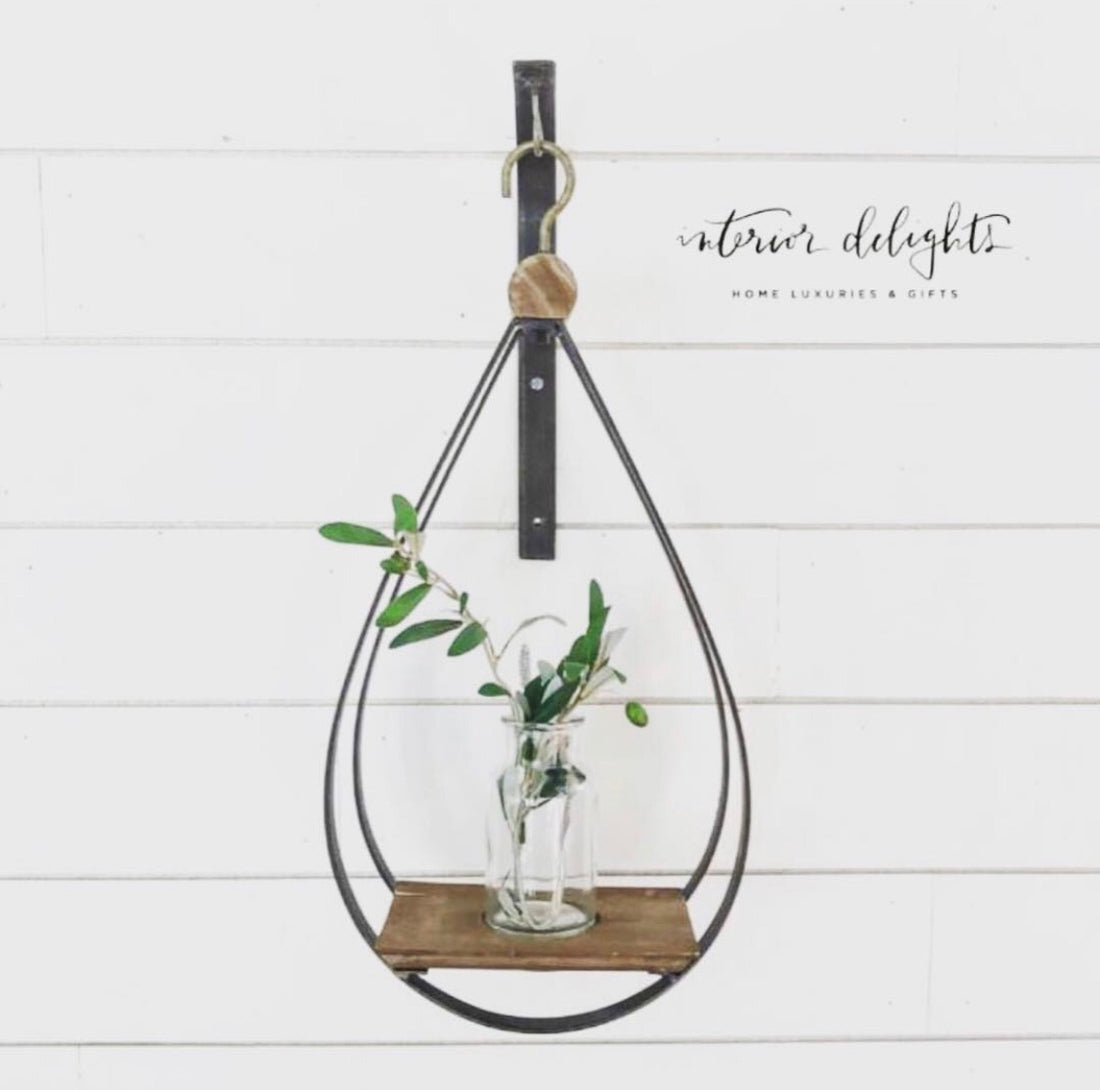 Teardrop Hanging Bottle Holder - Interior Delights