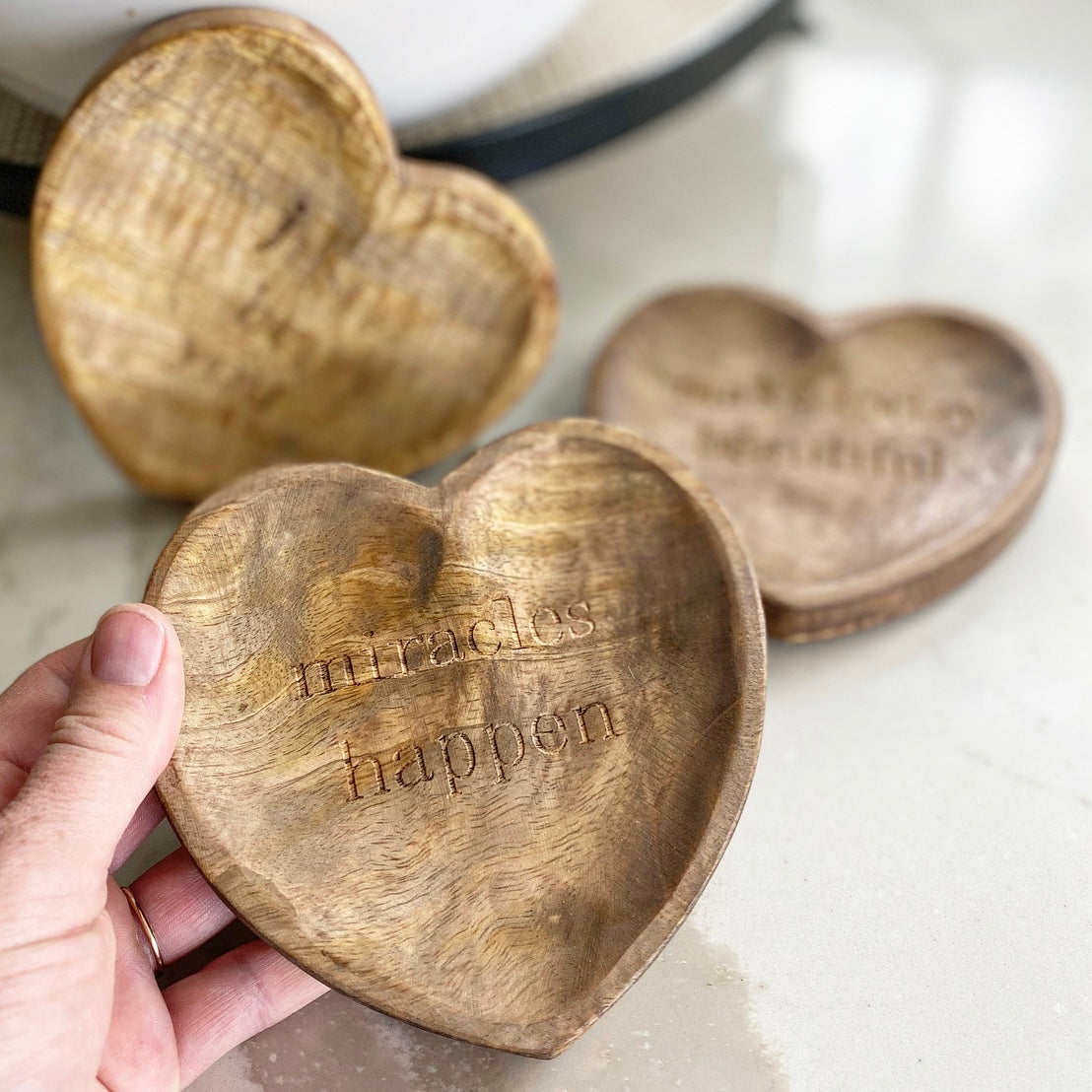 Heart Trinket Trays, 3 styles to choose from