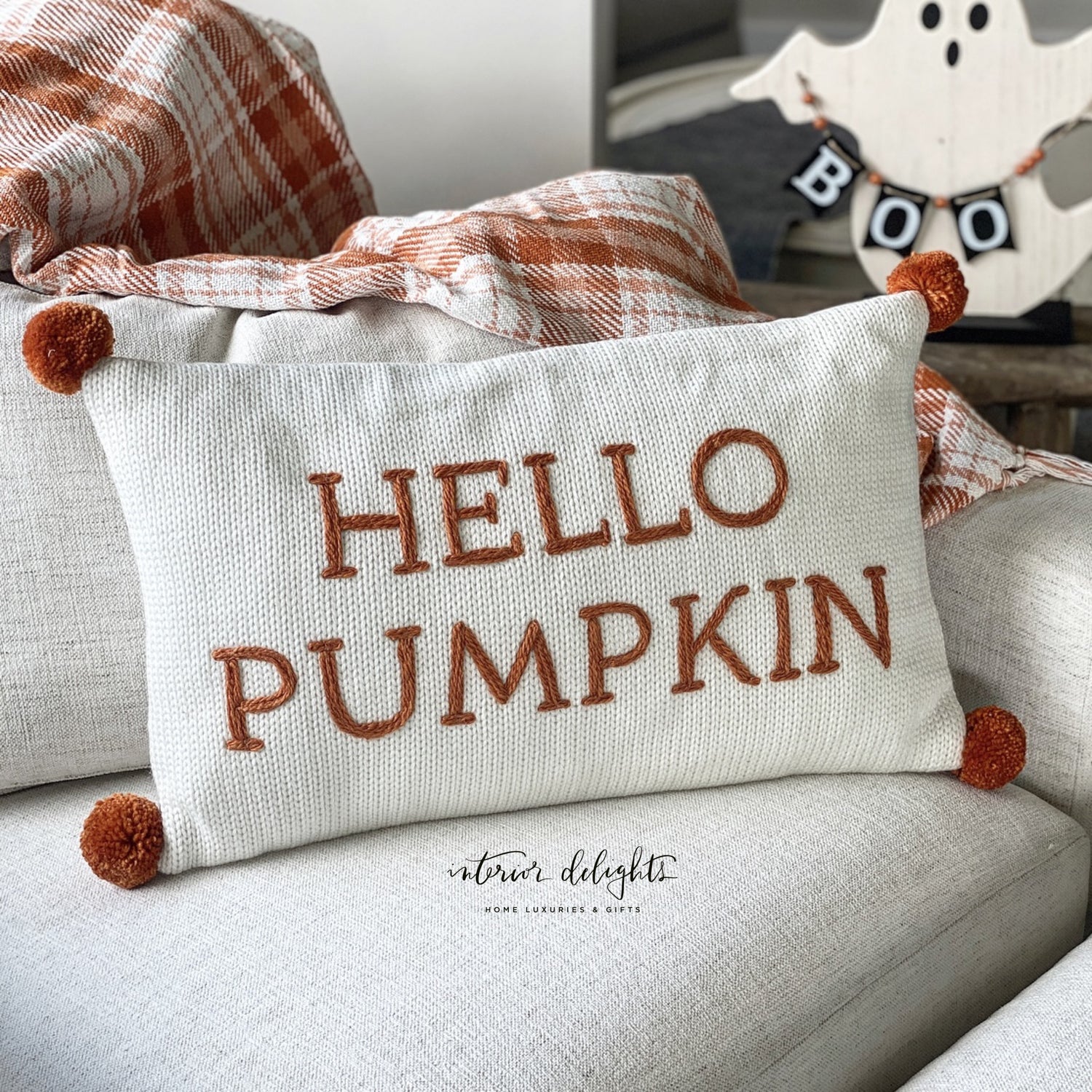 Hello Pumpkin Pillow-50% OFF SALE