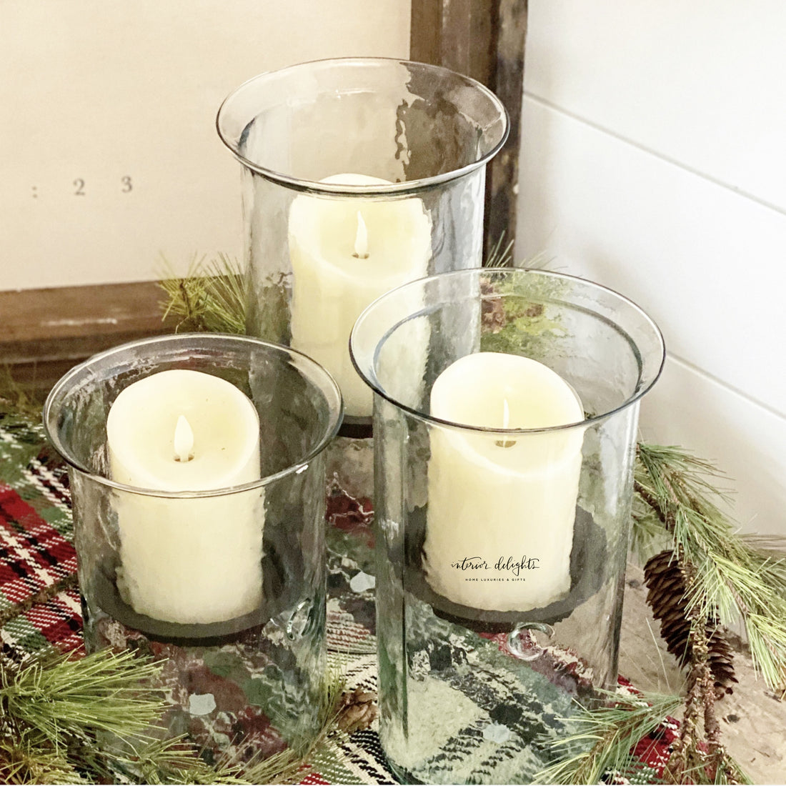 Cylinder Candle Holders - Interior Delights